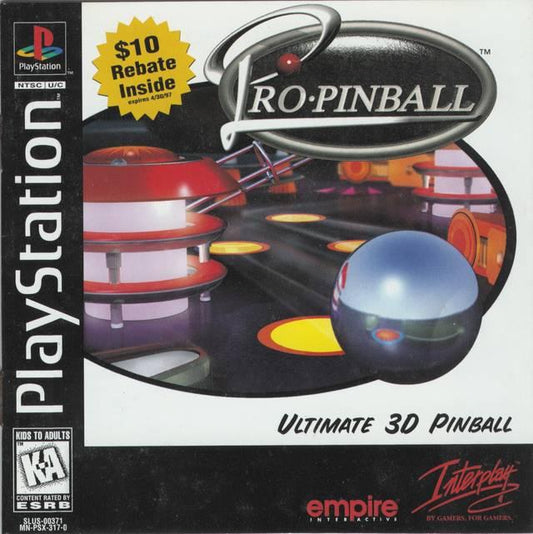 Pro Pinball - PS1 Game - Used