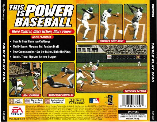 Triple Play 2000 - PS1 Game - Used