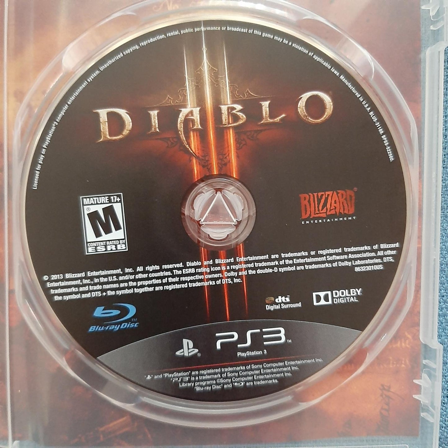 Diablo III - PS3 Game - Used
