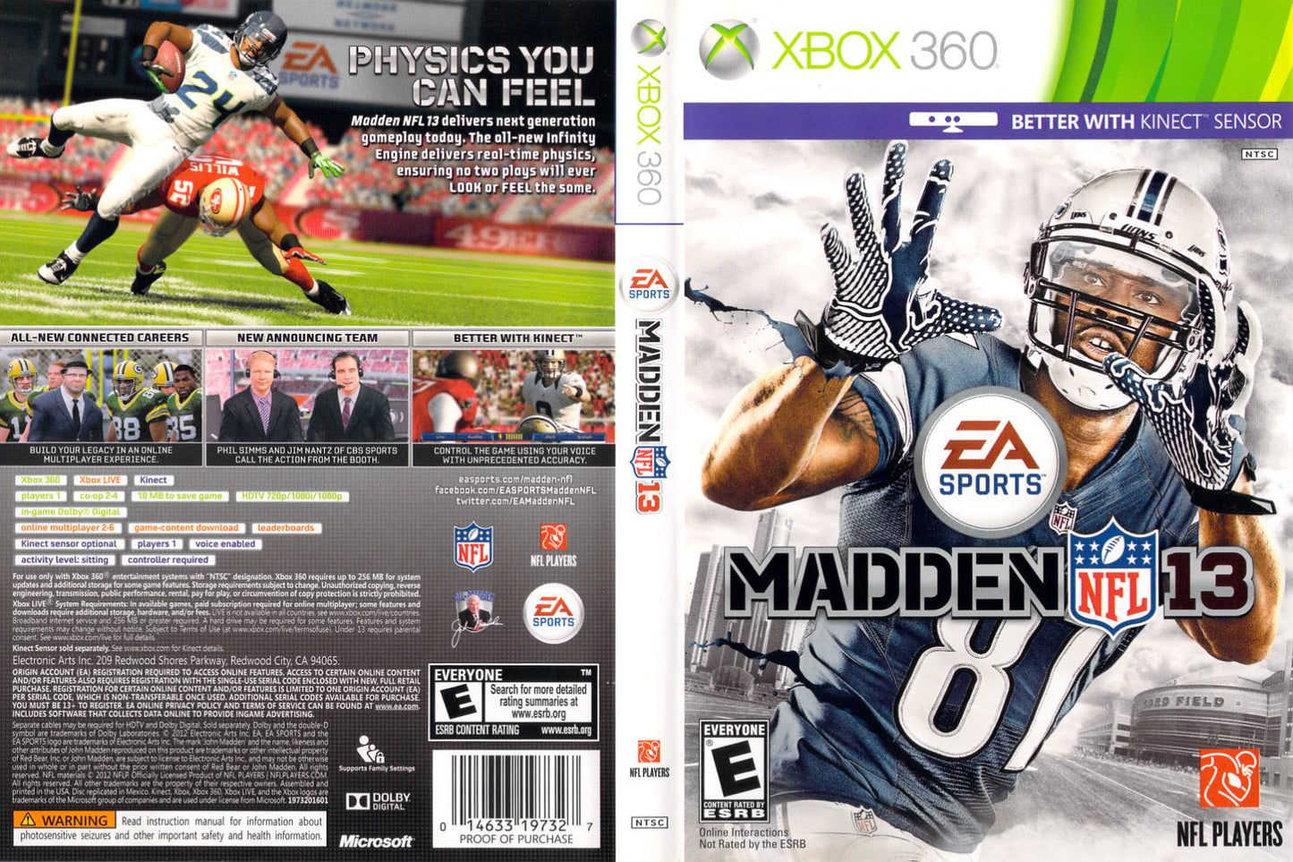 Madden NFL 13 - Xb360 - Used