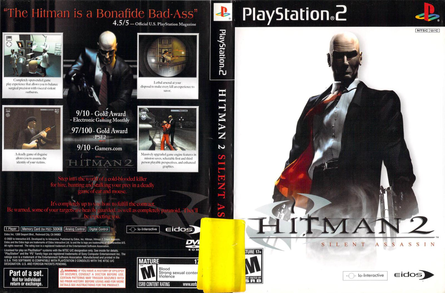 Hitman 2 - PS2 Game - Used