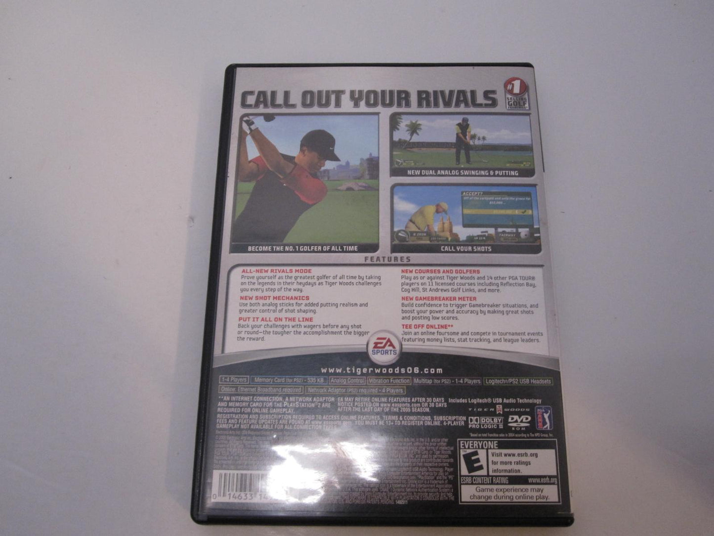 Tiger Woods 2006 - PS2 Game - Used