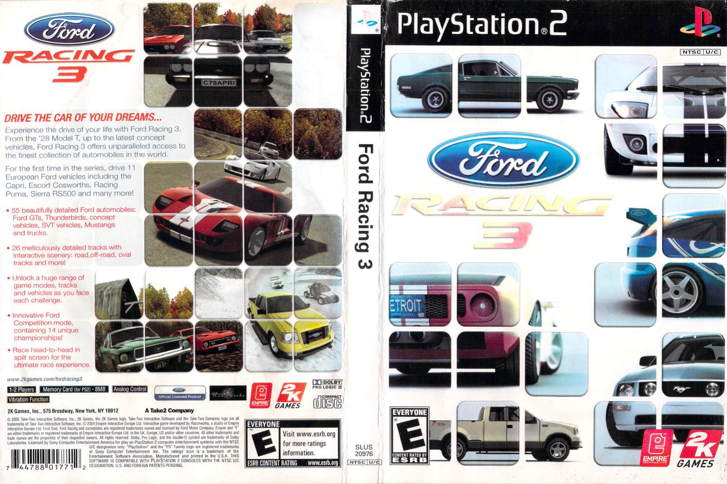 Ford Racing 3 - PS2 Game - Used