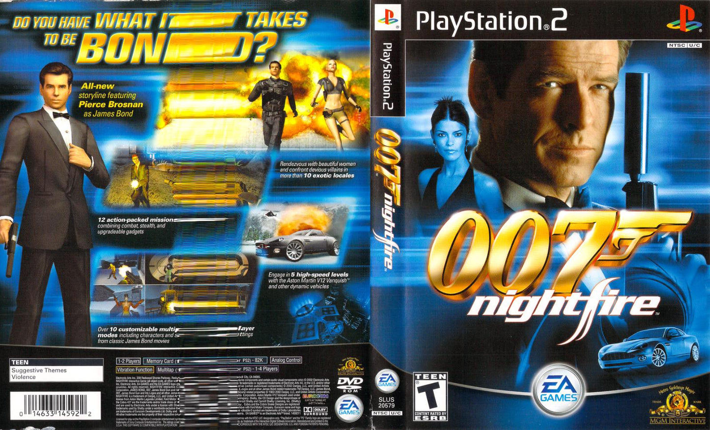 007 Nightfire - PS2 Game - Used