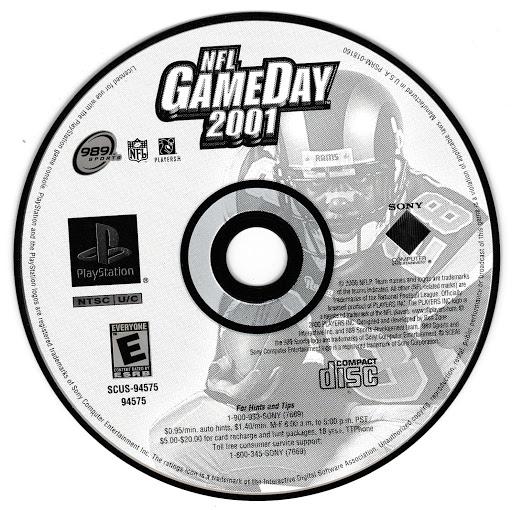 NFL GameDay 2001 - PS1 Game - Used