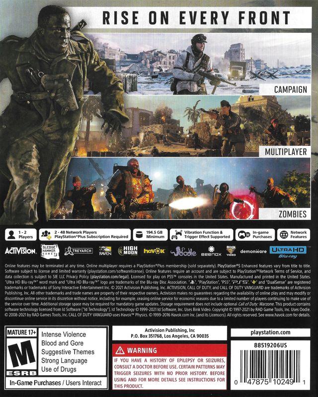 Call of Duty: Vanguard - PS5 Game - Used