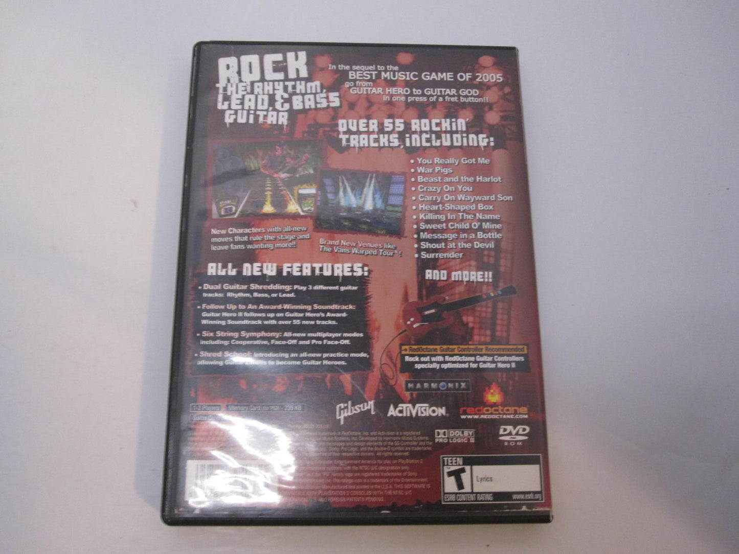 Guitar Hero II - PS2 Game - Used
