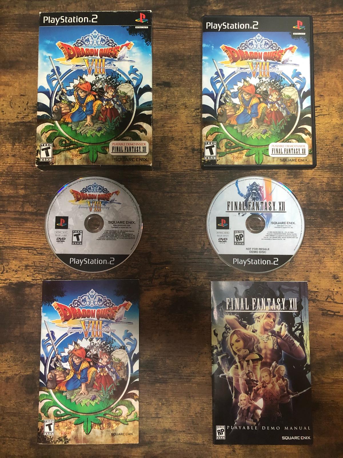 Dragon Quest VIII: Journey of the Cursed King - PS2 Game - Used