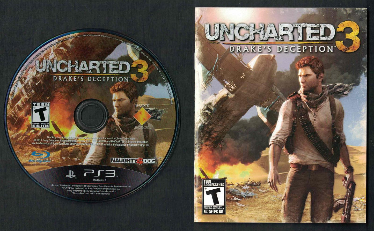 Uncharted 3: Drake's Deception - PS3 Game - Used