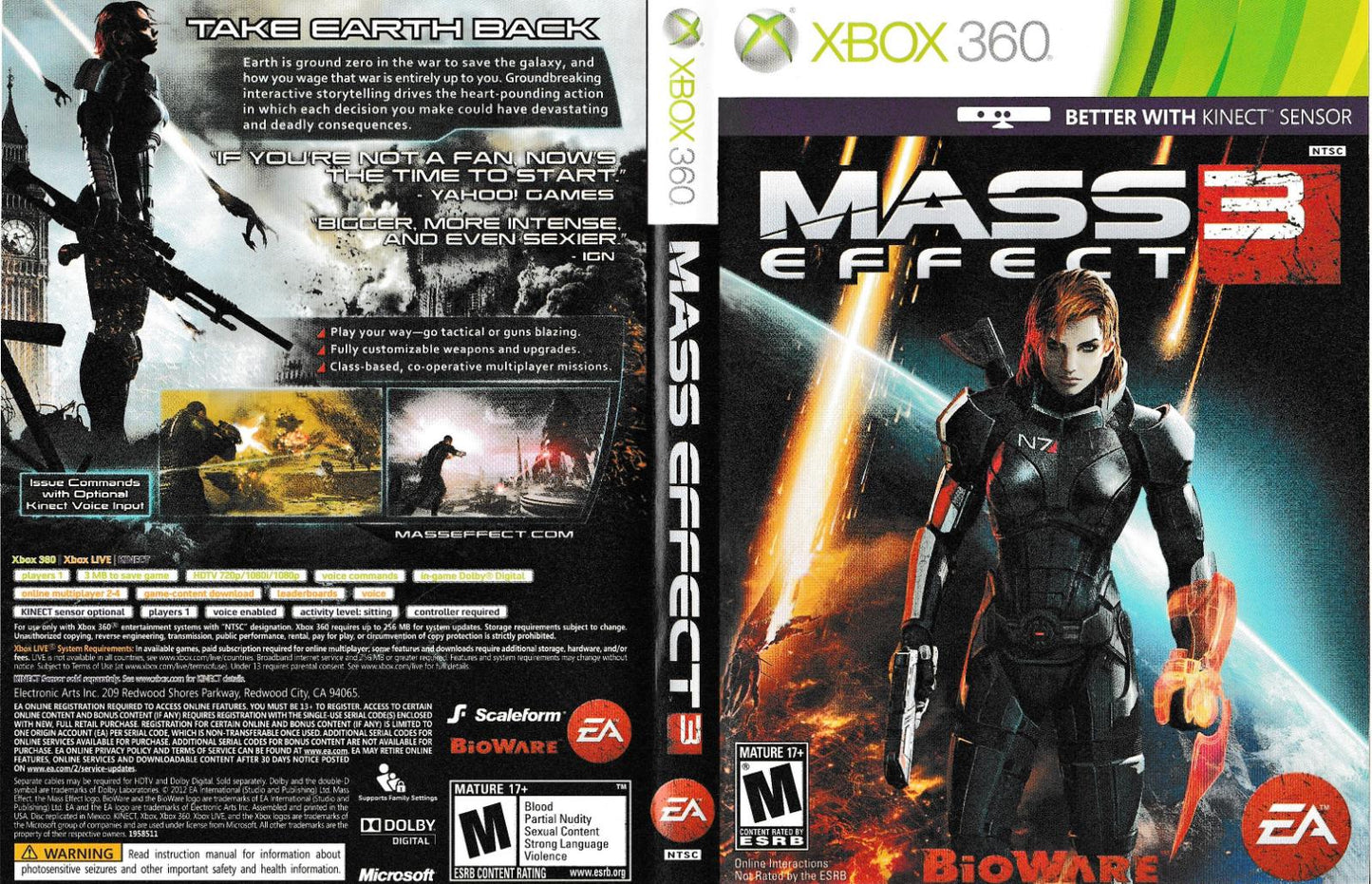 Mass Effect 3 - Xb360 - Used
