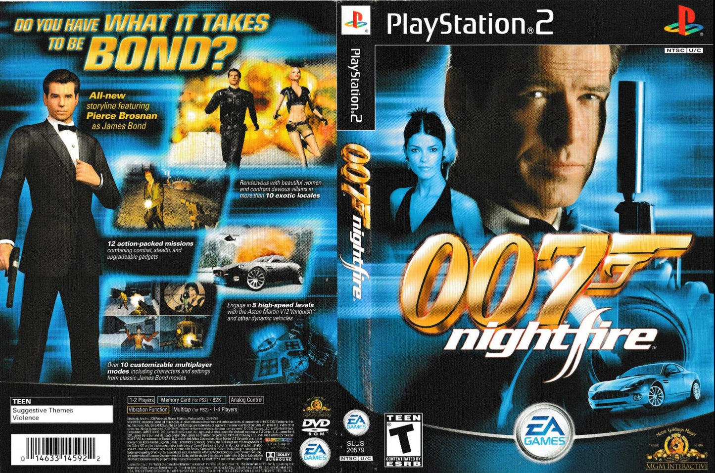 007 Nightfire - PS2 Game - Used
