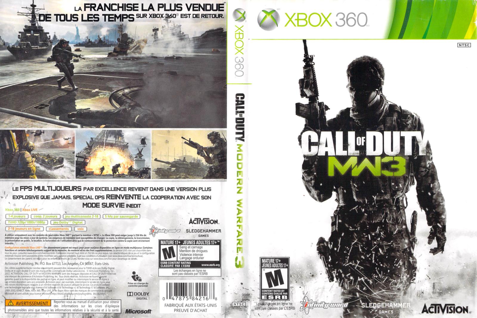 Call of Duty Modern Warfare 3 - Xb360 - Used