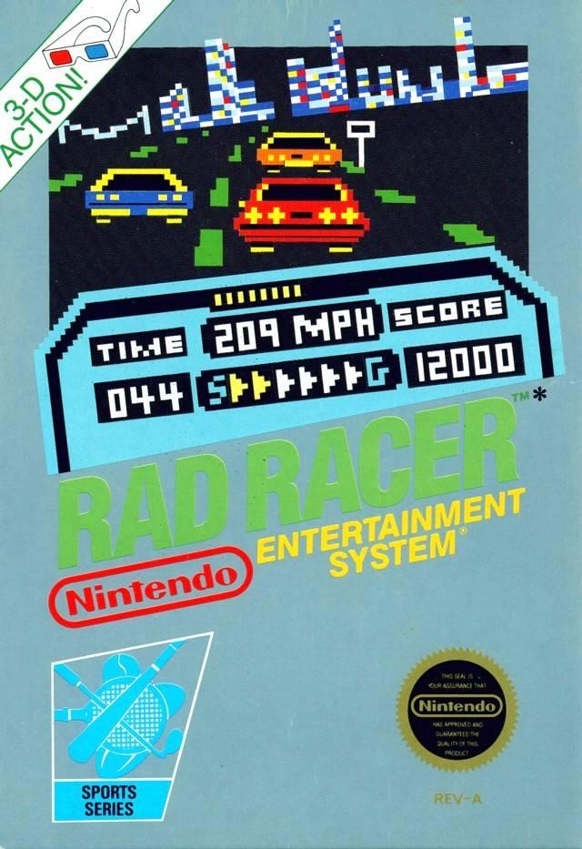 Rad Racer - NES - Used