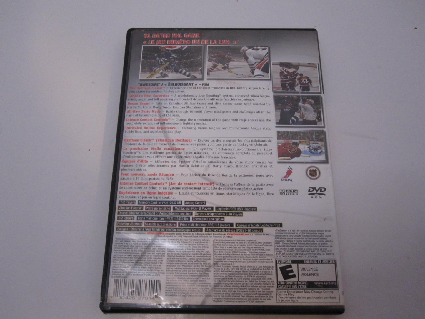 ESPN NHL 2K5 - PS2 Game - Used