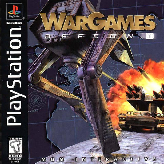 War Games Defcon 1 - PS1 Game - Used