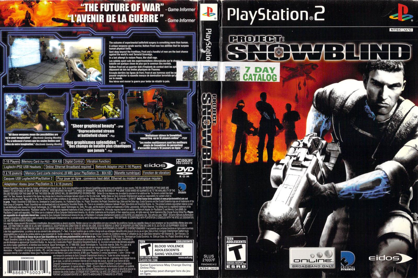 Project Snowblind - Xbox - Used