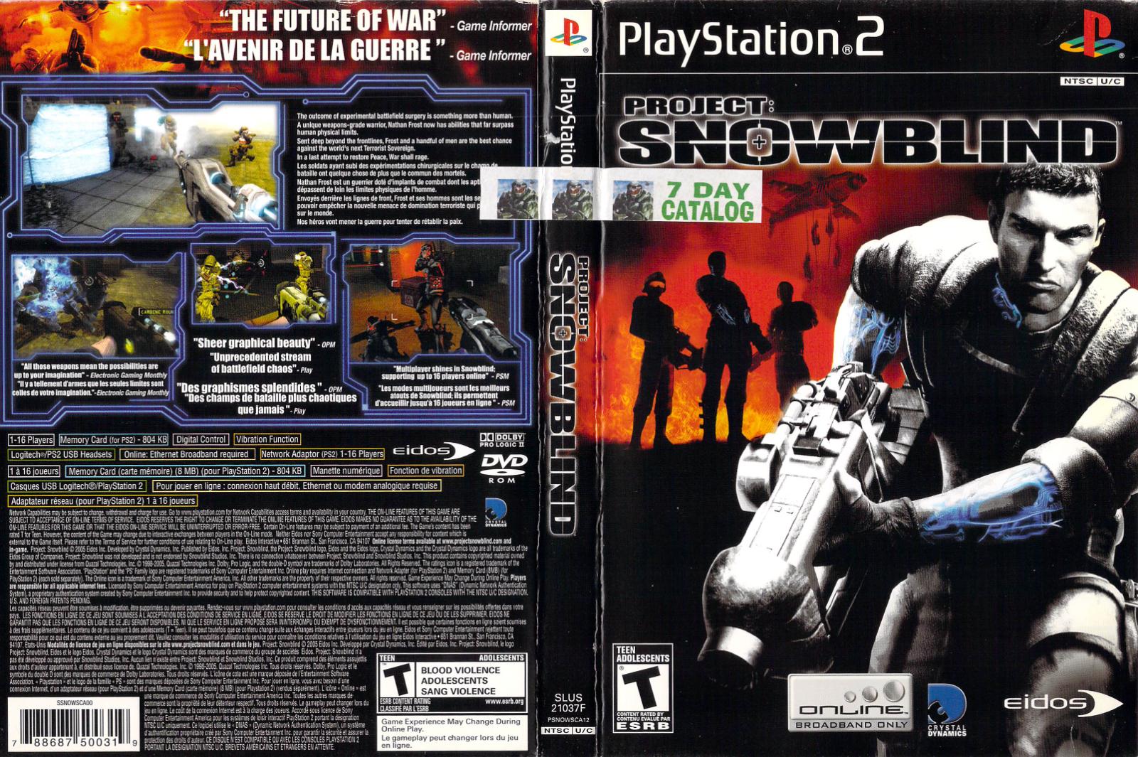 Project Snowblind - Xbox - Used