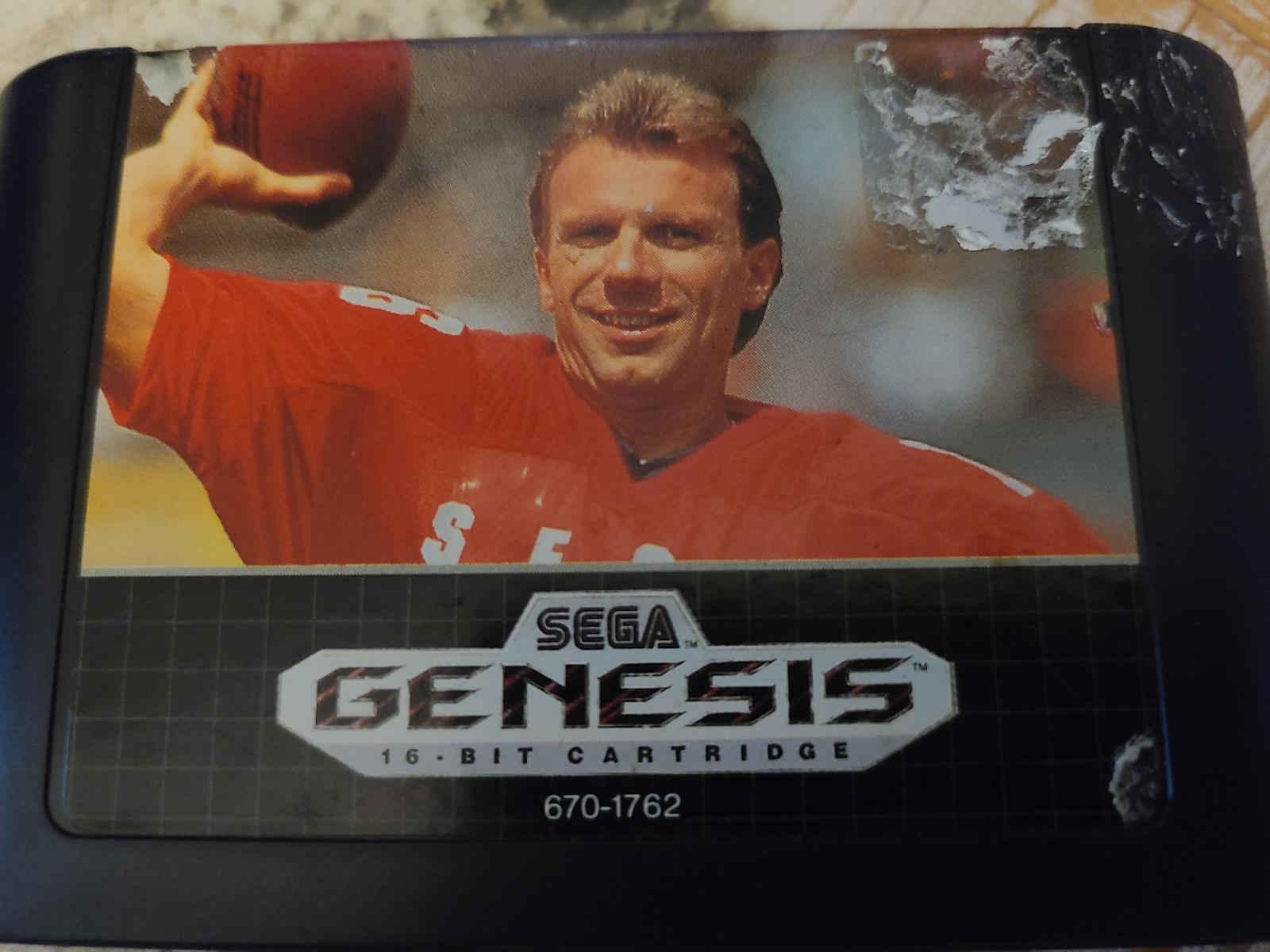 Joe Montana II Sports Talk Football - Genesis - Used