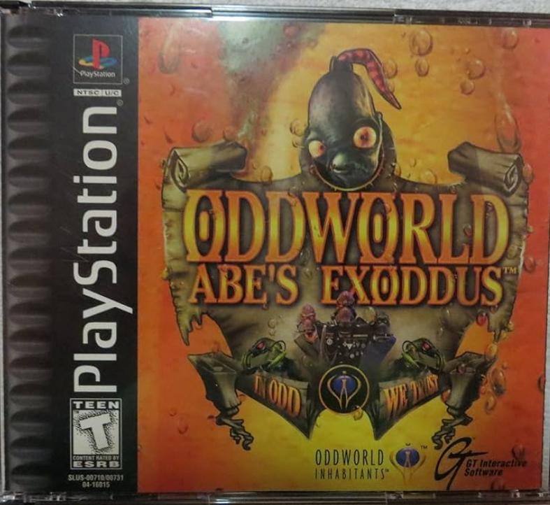 Oddworld Abes Exoddus - PS1 Game - Used