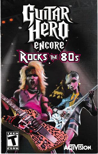 Guitar Hero Encore Rocks the 80's - PS2 Game - Used