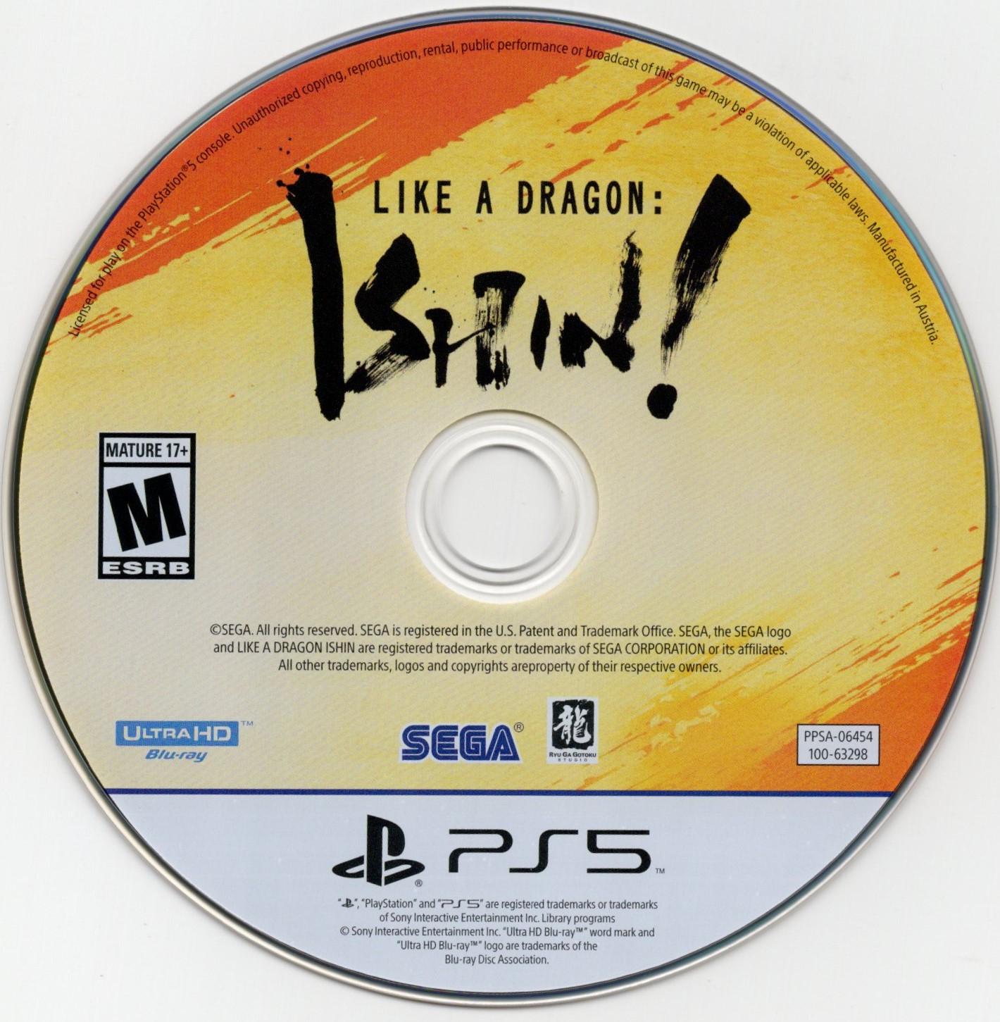 Like a Dragon: Ishin - PS5 Game - Used