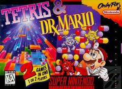 Tetris and Dr. Mario - SNES - Used