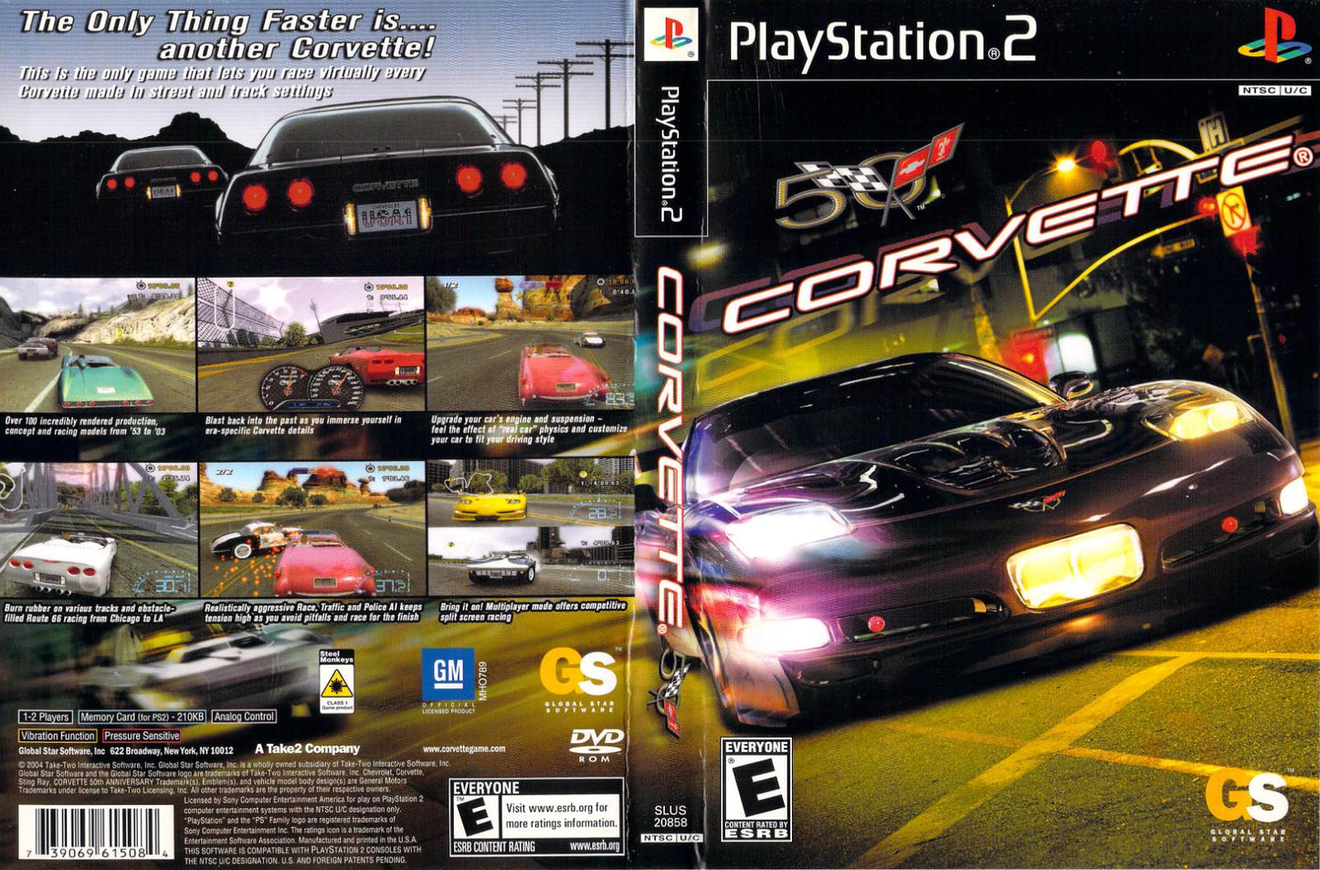 Corvette - PS2 Game - Used