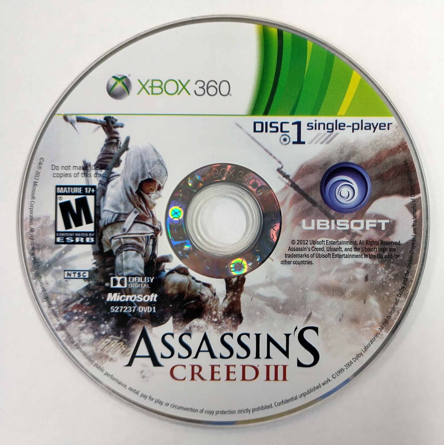 Assassin's Creed III - Xb360 - Used
