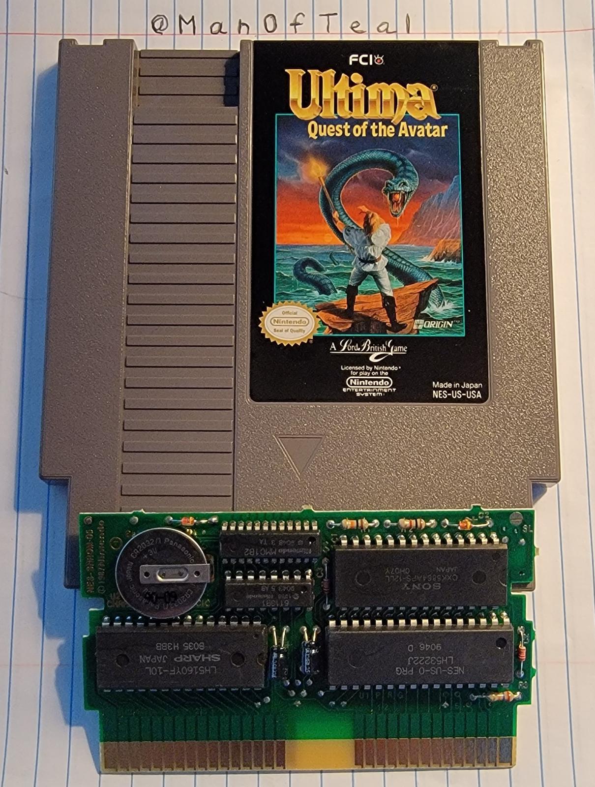 Ultima Quest of the Avatar - NES - Used