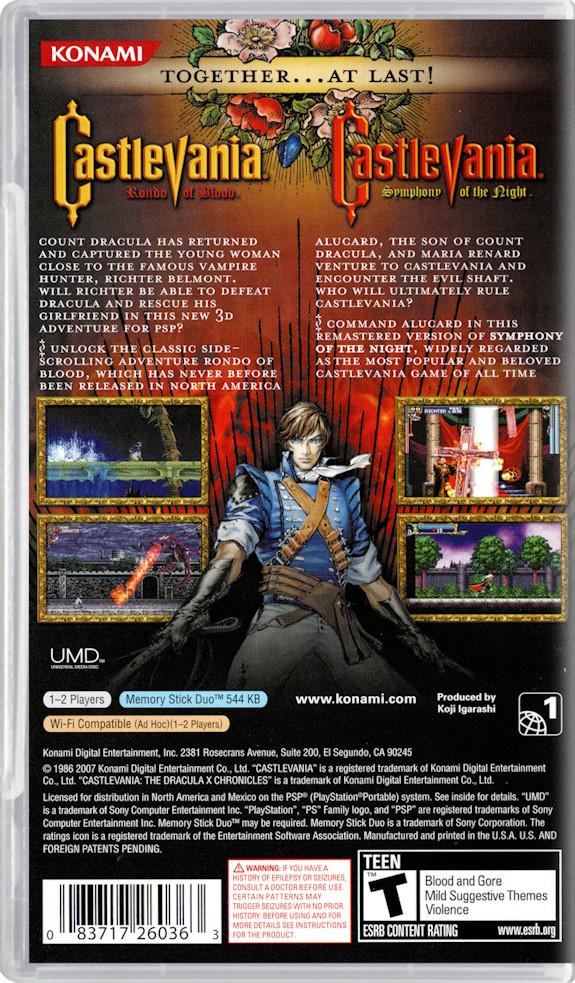 Castlevania Dracula X Chronicles - PSP - Used