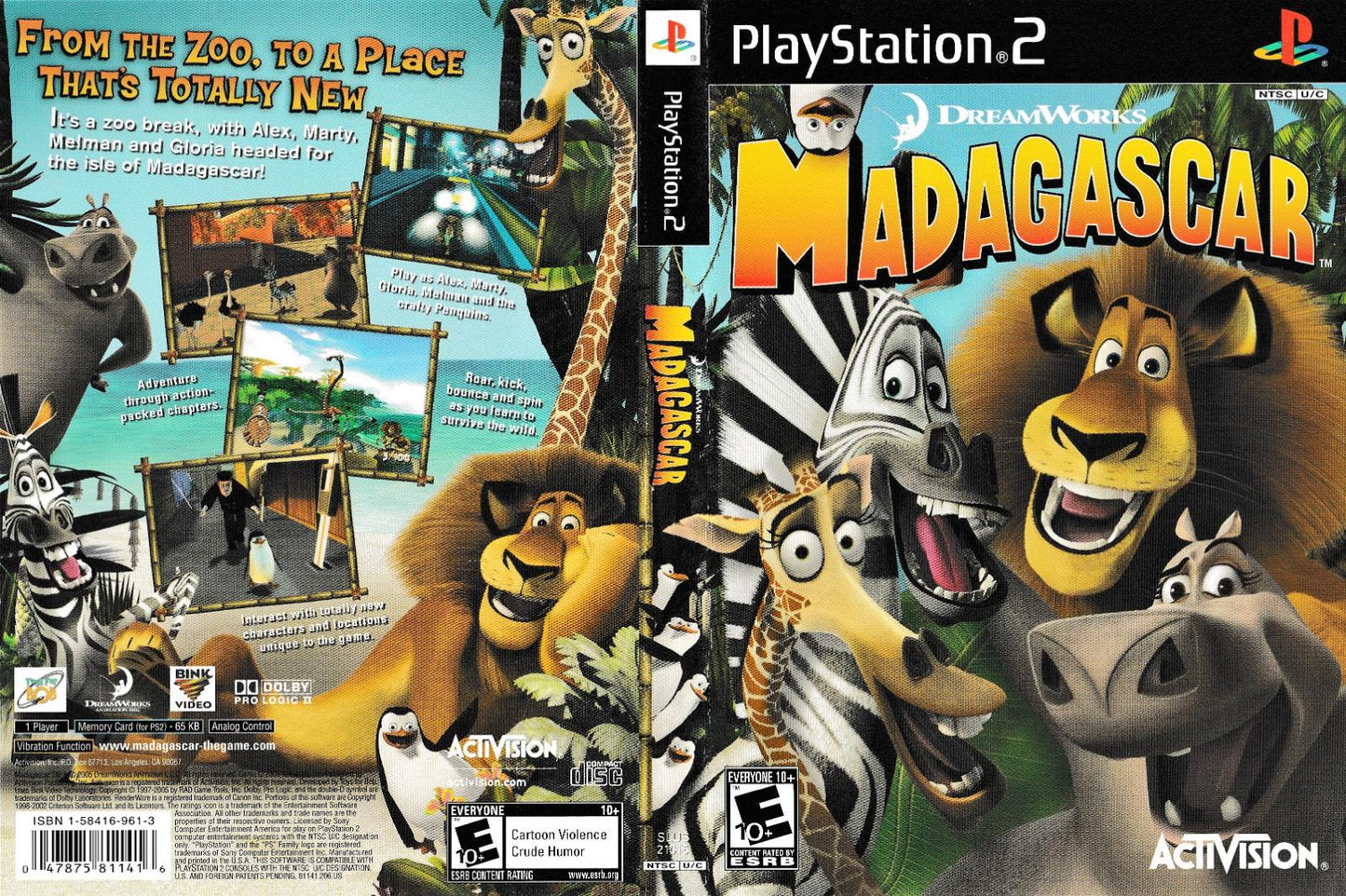 Madagascar - PS2 Game - Used