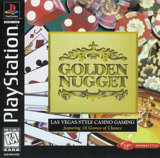Golden Nugget - PS1 Game - Used