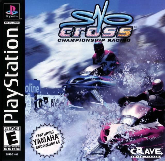 SnoCross Championship Racing - PS1 Game - Used