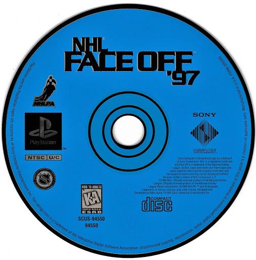 NHL FaceOff 97 - PS1 Game - Used