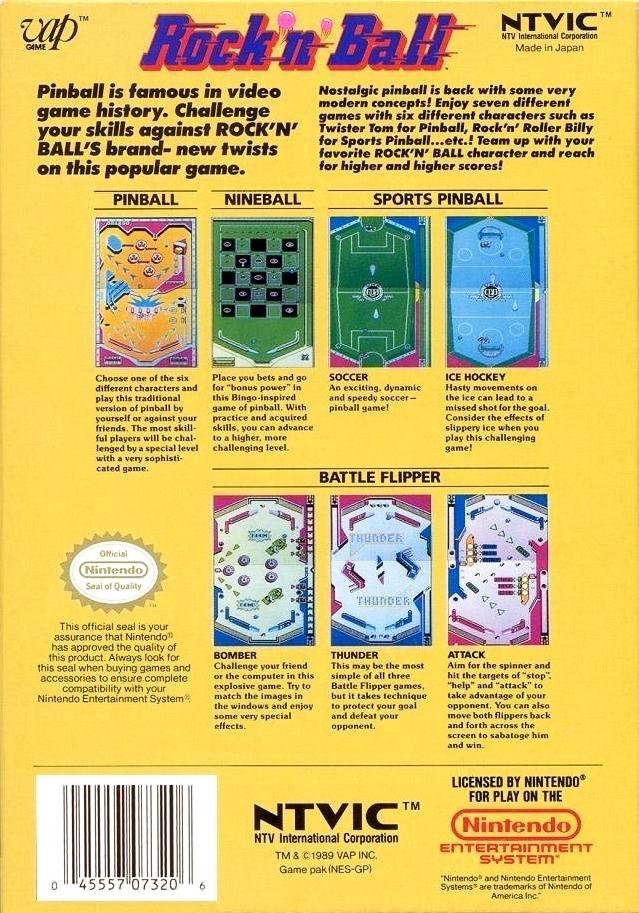 Rock 'n Ball - NES - Used