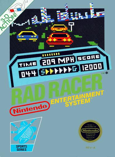 Rad Racer - NES - Used