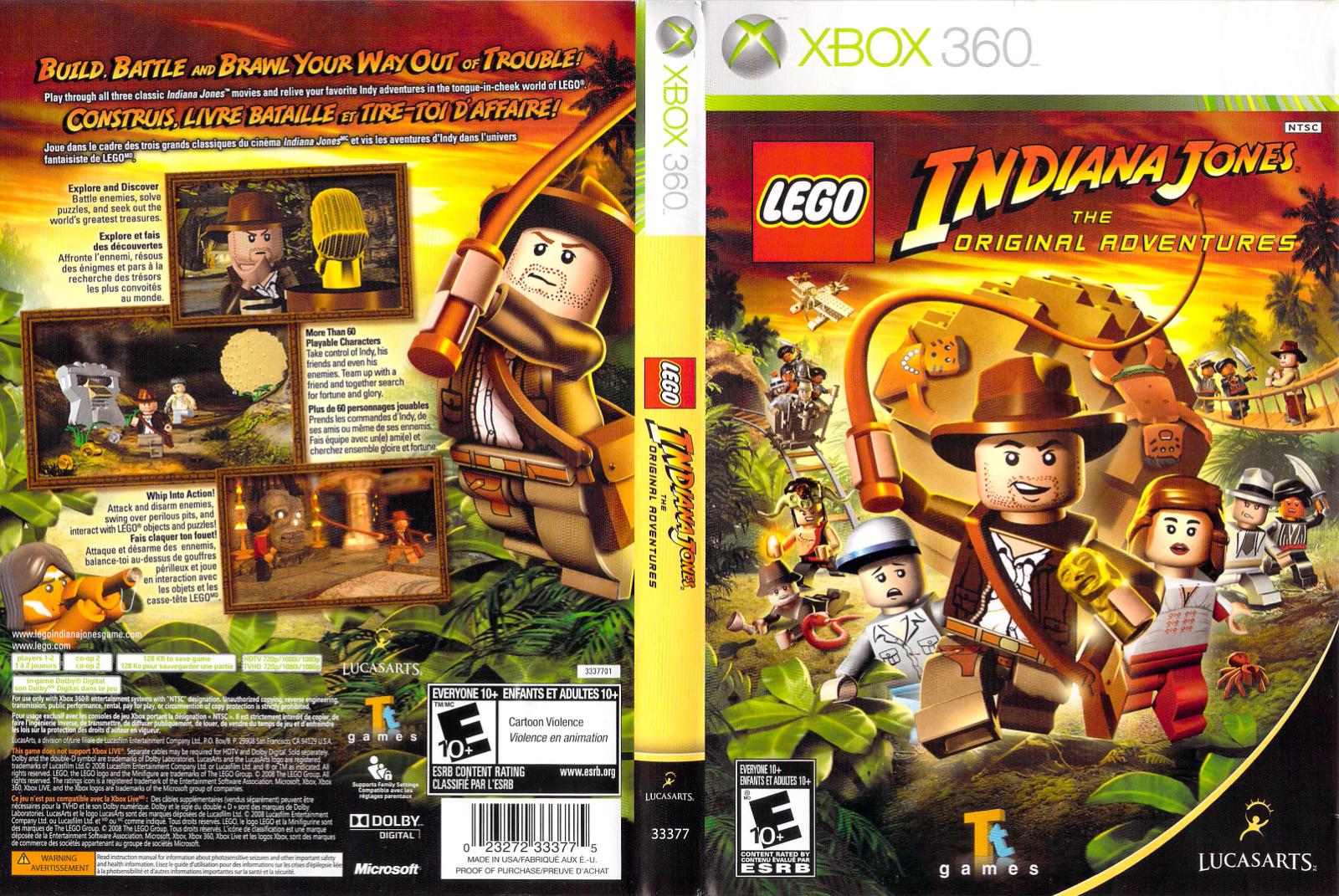LEGO Indiana Jones The Original Adventures - Xb360 - Used