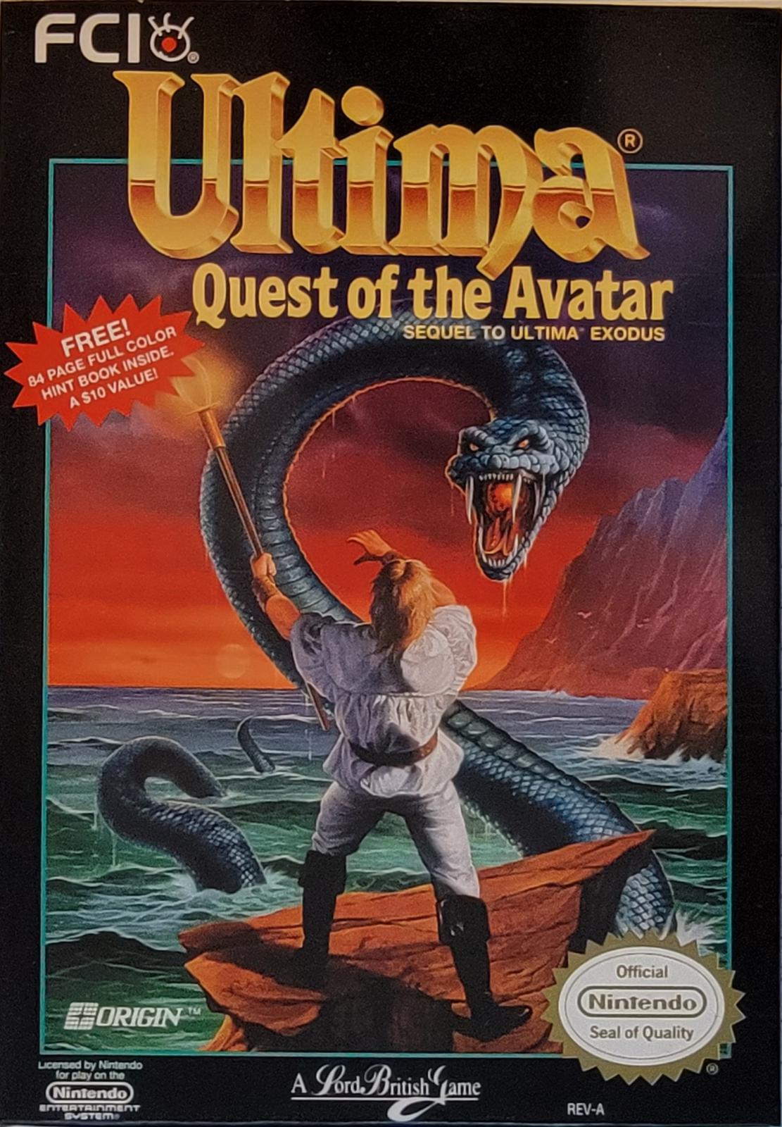 Ultima Quest of the Avatar - NES - Used