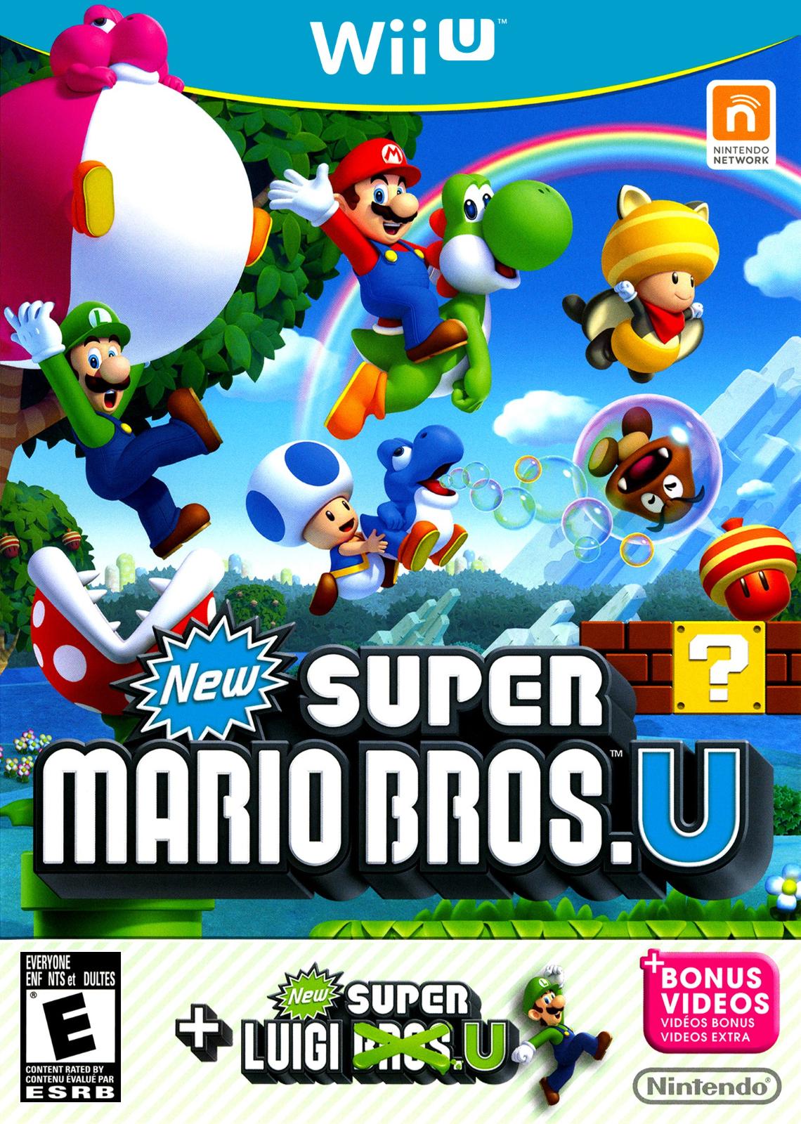 New Super Mario Bros. U + New Super Luigi U - Wii U - Used