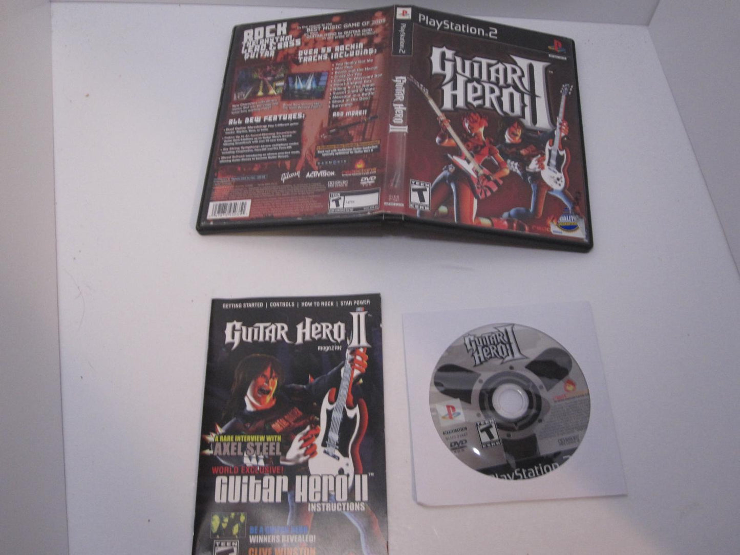 Guitar Hero II - PS2 Game - Used