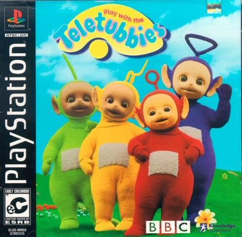 Play With the Teletubbies - PS1 Game - Used