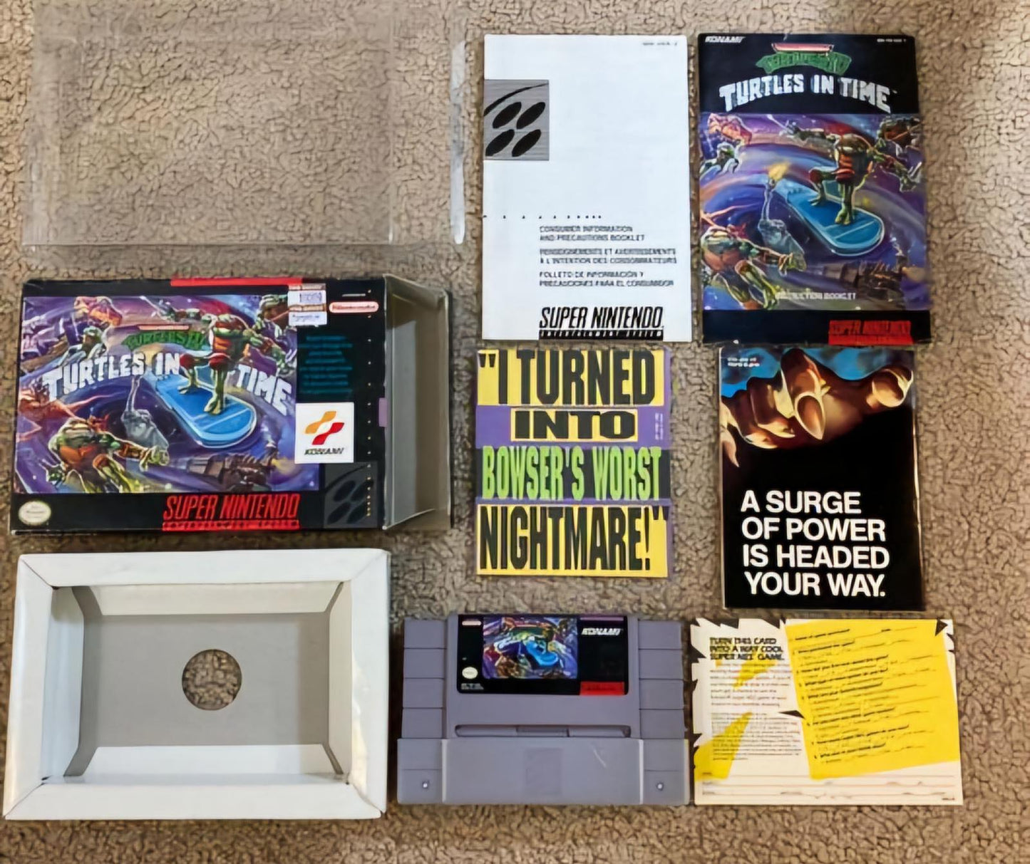 Teenage Mutant Ninja Turtles IV Turtles in Time - SNES - Used