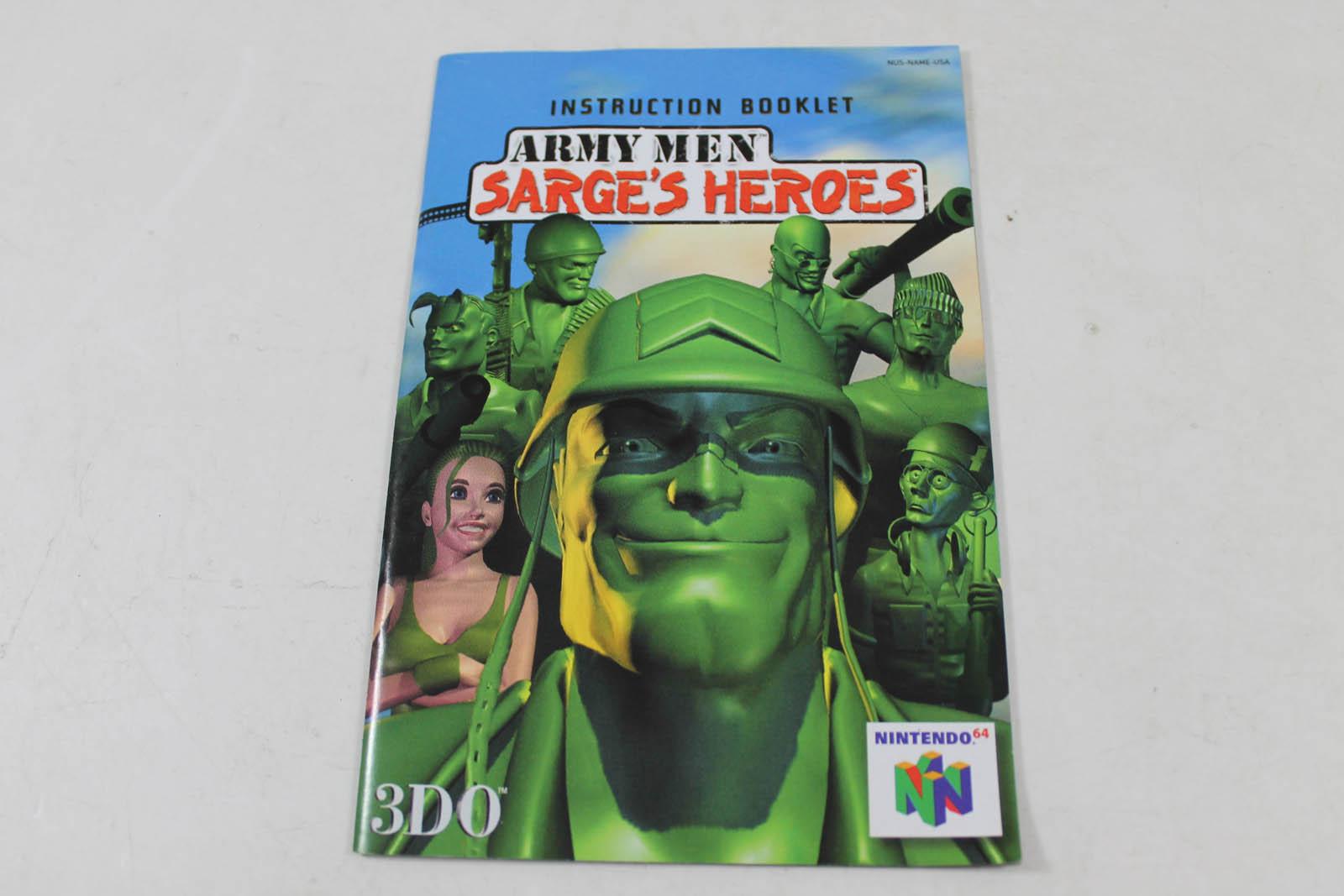 Army Men Sarge's Heroes - N64 - Used
