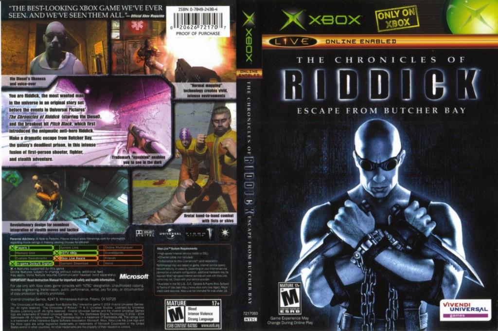 Chronicles of Riddick: Escape from Butcher Bay - Xbox - Used