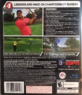 Tiger Woods 2007 - PS3 Game - Used