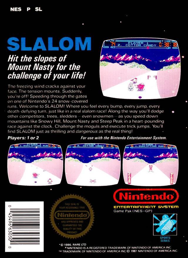 Slalom - NES - Used
