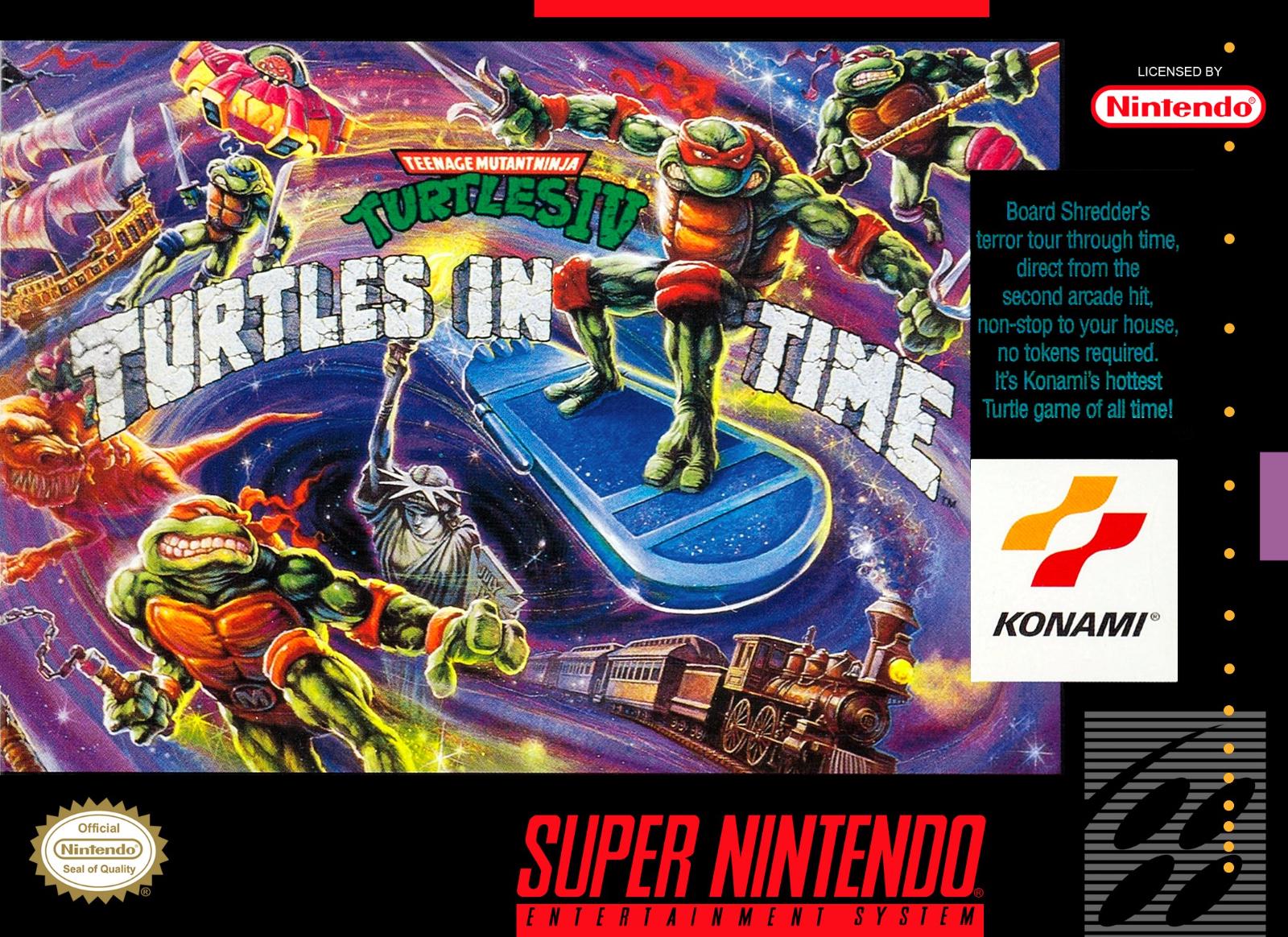 Teenage Mutant Ninja Turtles IV Turtles in Time - SNES - Used