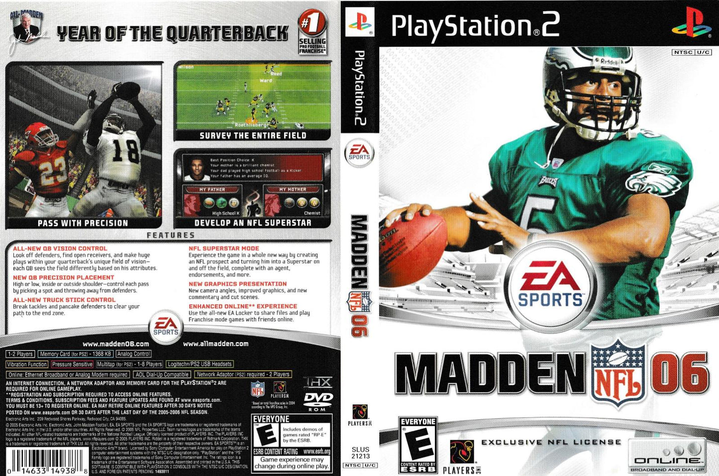 Madden 2006 - PS2 Game - Used