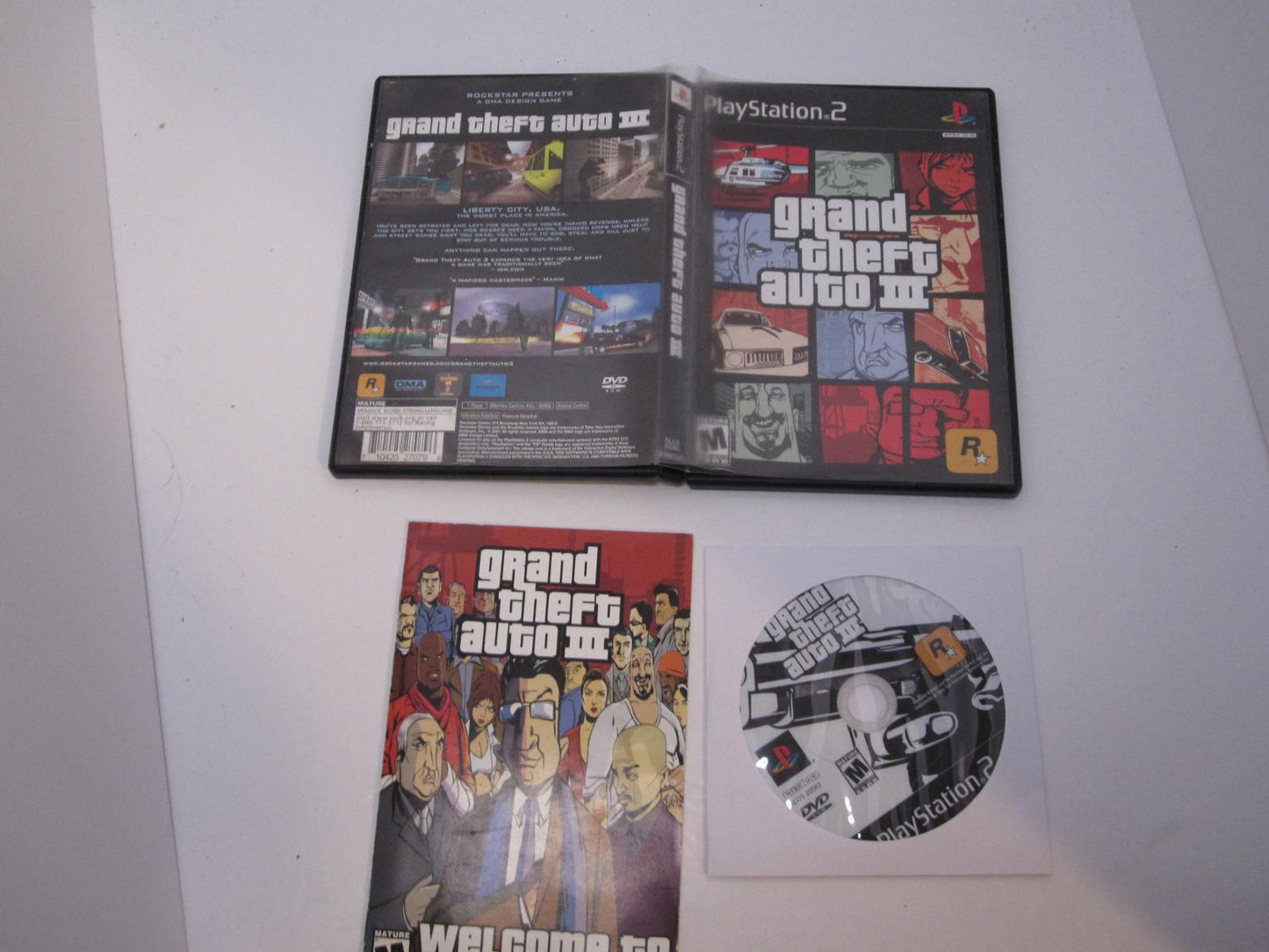 Grand Theft Auto III - PS2 Game - Used
