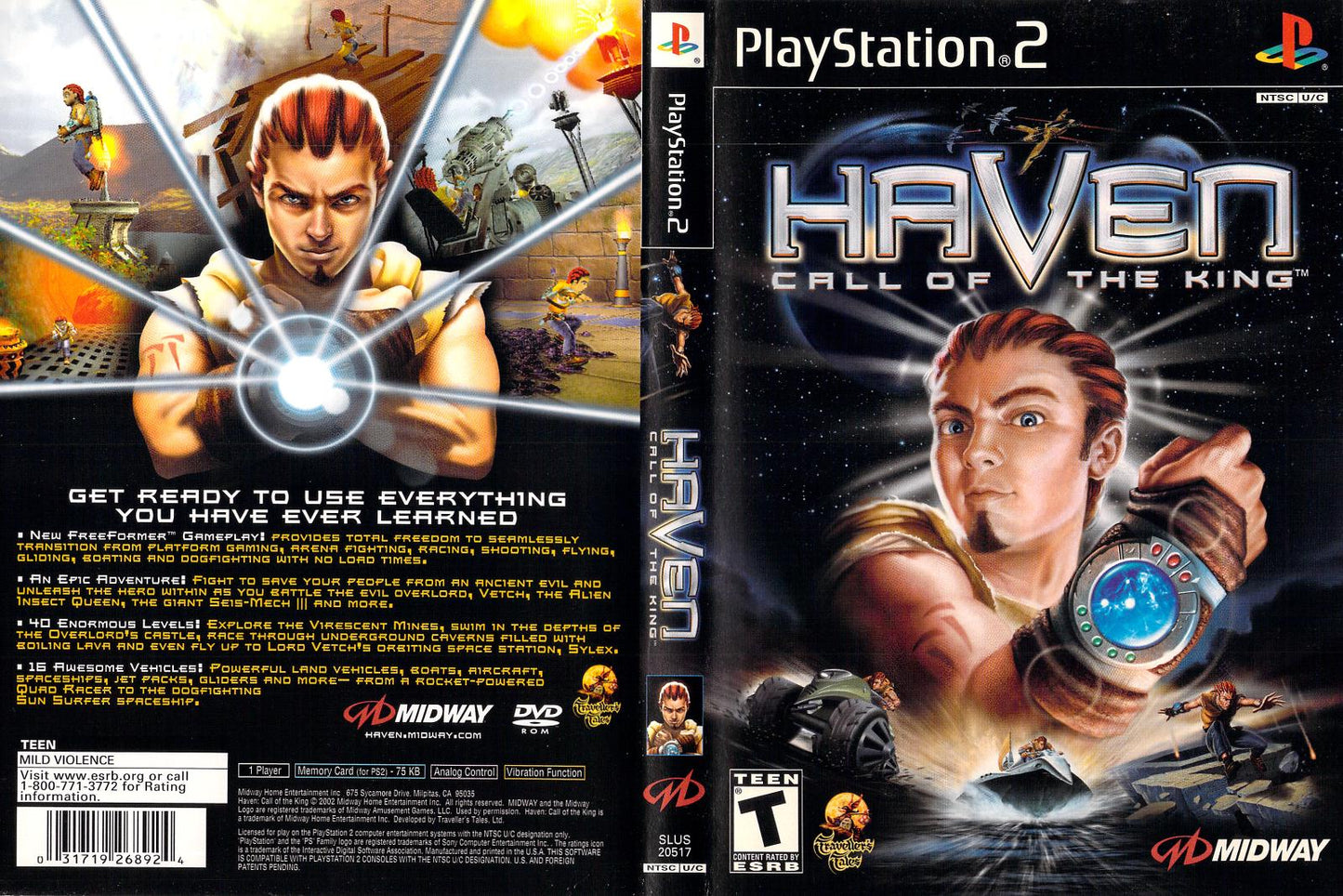 Haven Call of the King - PS2 Game - Used